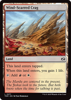 Wind-Scarred Crag (271) [Tarkir: Dragonstorm] - Deck Out Gaming