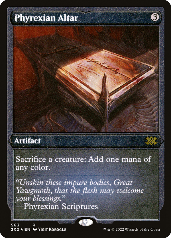 Phyrexian Altar (Foil Etched) (563) [Double Masters 2022] foil - Deck Out Gaming
