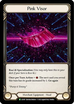 Pink Visor - LSS007 (LSS007) [Flesh and Blood: Promo Cards] Cold Foil - Deck Out Gaming
