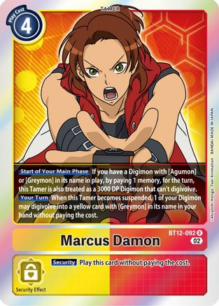 Marcus Damon (BT12-092) [Across Time] Foil - Deck Out Gaming