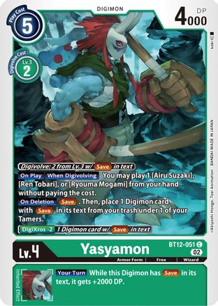 Yasyamon (BT12-051) [Across Time] - Deck Out Gaming