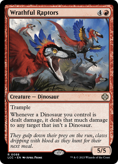 Wrathful Raptors (88) [The Lost Caverns of Ixalan Commander] - Deck Out Gaming