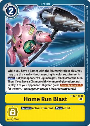 Home Run Blast (BT12-103) [Across Time] - Deck Out Gaming