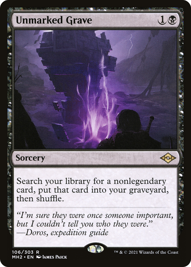 Unmarked Grave (106) [Modern Horizons 2] foil - Deck Out Gaming
