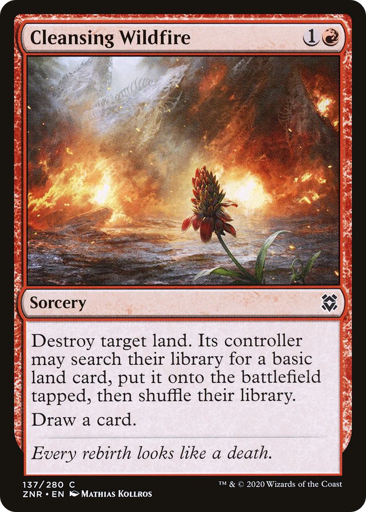 Cleansing Wildfire (137) [Zendikar Rising] foil - Deck Out Gaming