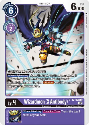 Wizardmon (X Antibody) (BT12-078) [Across Time] - Deck Out Gaming