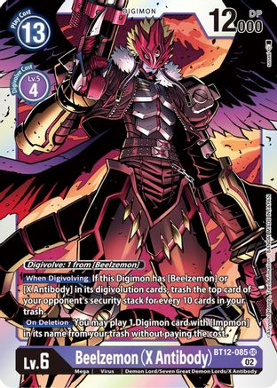 Beelzemon (X Antibody) (BT12-085) [Across Time] Foil - Deck Out Gaming