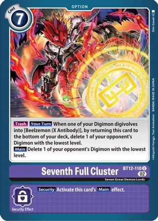 Seventh Full Cluster (BT12-110) [Across Time] - Deck Out Gaming