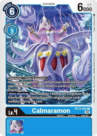 Calmaramon (BT12-025) [Across Time] - Deck Out Gaming