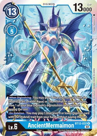 AncientMermaimon (BT12-032) [Across Time] Foil - Deck Out Gaming