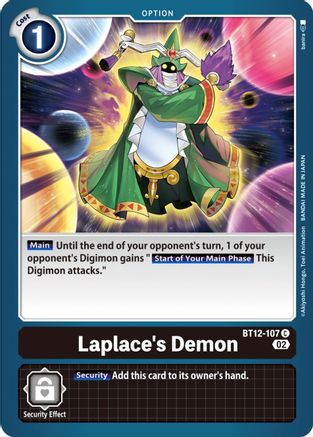 Laplace's Demon (BT12-107) [Across Time] - Deck Out Gaming