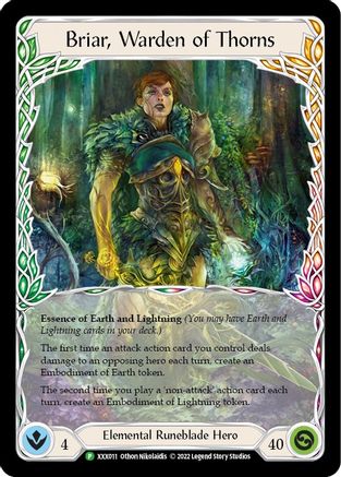 Briar // Briar, Warden of Thorns (XXX011/XXX012) [Flesh and Blood: Promo Cards] - Deck Out Gaming