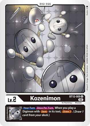 Kozenimon (BT12-005) [Across Time] - Deck Out Gaming