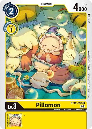 Pillomon (BT12-033) [Across Time] - Deck Out Gaming