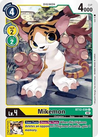 Mikemon (BT12-036) [Across Time] - Deck Out Gaming