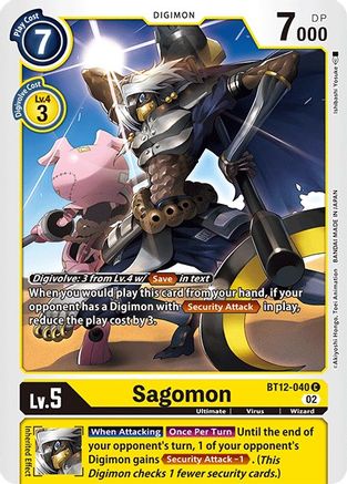 Sagomon (BT12-040) [Across Time] - Deck Out Gaming