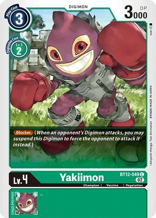 Yakiimon (BT12-049) [Across Time] - Deck Out Gaming