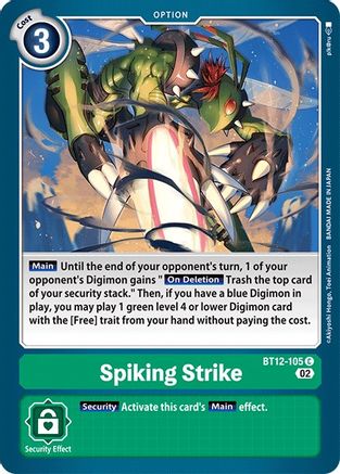 Spiking Strike (BT12-105) [Across Time] - Deck Out Gaming