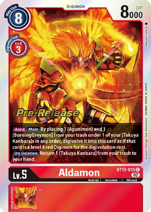 Aldamon (BT12-015) [Across Time Pre-Release Cards] - Deck Out Gaming