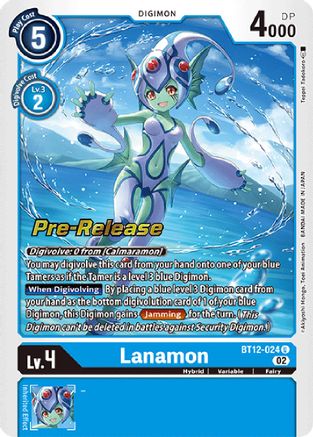 Lanamon (BT12-024) [Across Time Pre-Release Cards] - Deck Out Gaming