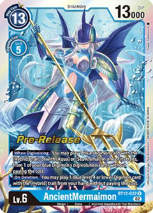 AncientMermaimon (BT12-032) [Across Time Pre-Release Cards] - Deck Out Gaming