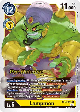 Lampmon (BT12-044) [Across Time Pre-Release Cards] - Deck Out Gaming