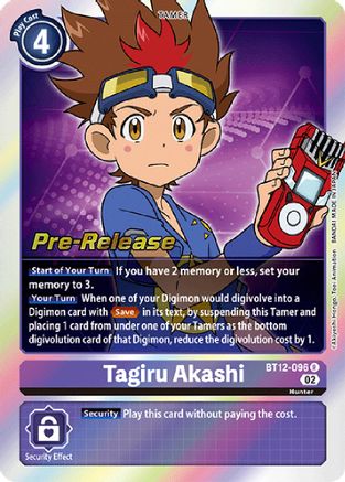 Tagiru Akashi (BT12-096) [Across Time Pre-Release Cards] - Deck Out Gaming