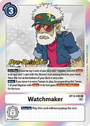 Watchmaker (BT12-098) [Across Time Pre-Release Cards] - Deck Out Gaming