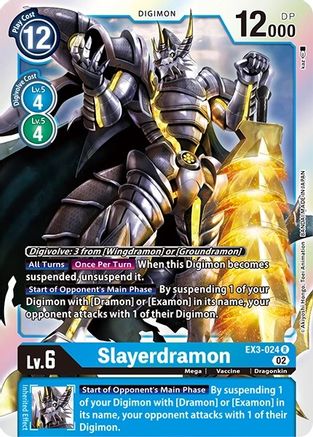 Slayerdramon (EX3-024) [Revision Pack Cards] - Deck Out Gaming