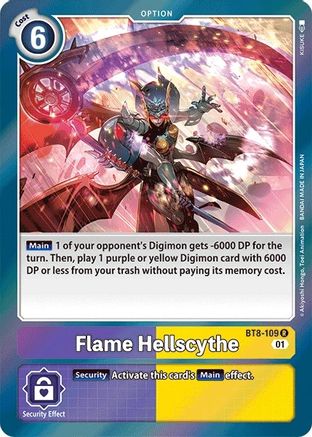 Flame Hellscythe (BT8-109) [Revision Pack Cards] - Deck Out Gaming