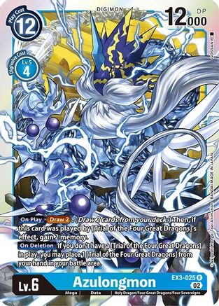 Azulongmon (EX3-025) [Revision Pack Cards] - Deck Out Gaming