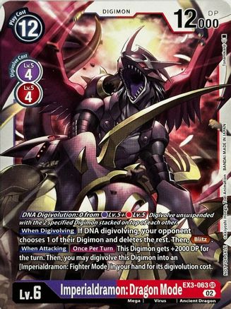 Imperialdramon: Dragon Mode (EX3-063) [Revision Pack Cards] - Deck Out Gaming