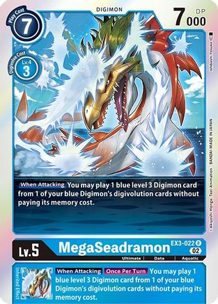 MegaSeadramon (EX3-022) [Revision Pack Cards] - Deck Out Gaming