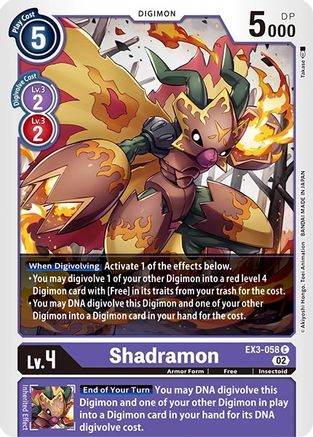 Shadramon (EX3-058) [Revision Pack Cards] - Deck Out Gaming