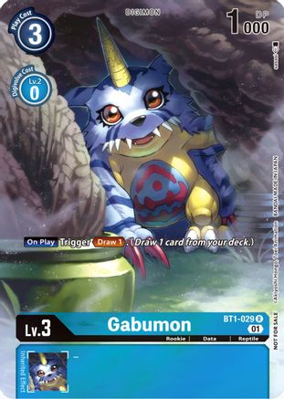 Gabumon - BT1-029 (Official Tournament Pack Vol.9) (BT1-029) [Release Special Booster] Foil - Deck Out Gaming