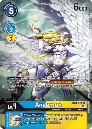 Angemon (Official Tournament Pack Vol.9) (BT8-024) [New Awakening] Foil - Deck Out Gaming