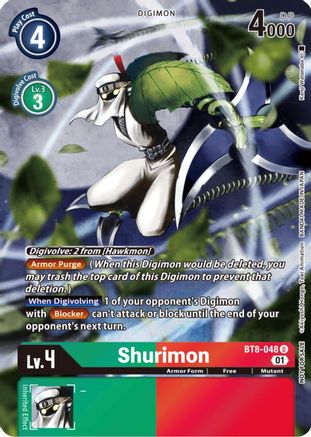 Shurimon (Official Tournament Pack Vol.9) (BT8-048) [New Awakening] Foil - Deck Out Gaming