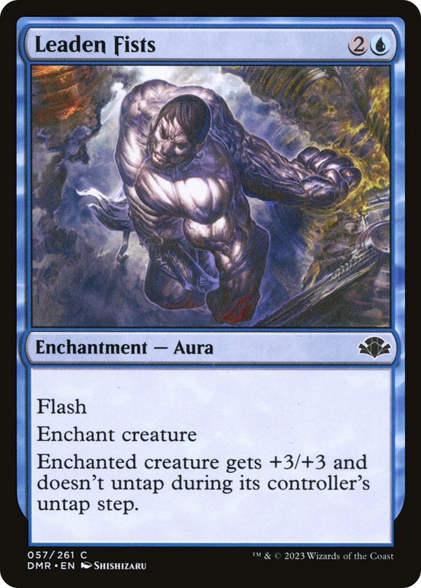 Leaden Fists (57) [Dominaria Remastered] foil - Deck Out Gaming