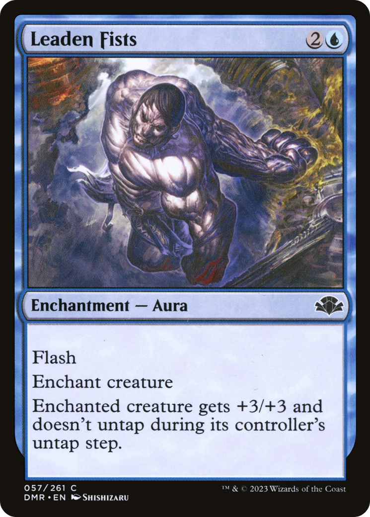 Leaden Fists (57) [Dominaria Remastered] foil - Deck Out Gaming