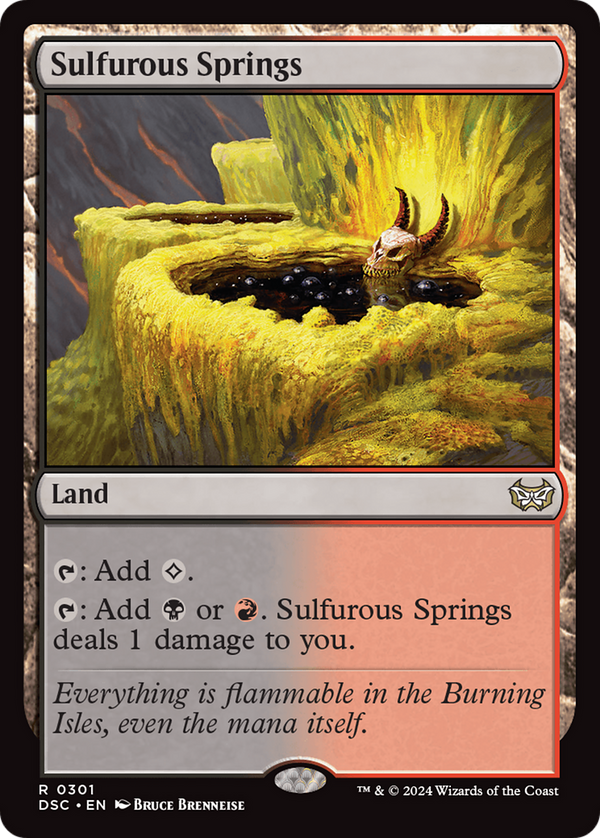 Sulfurous Springs (301) [Duskmourn: House of Horror Commander] - Deck Out Gaming