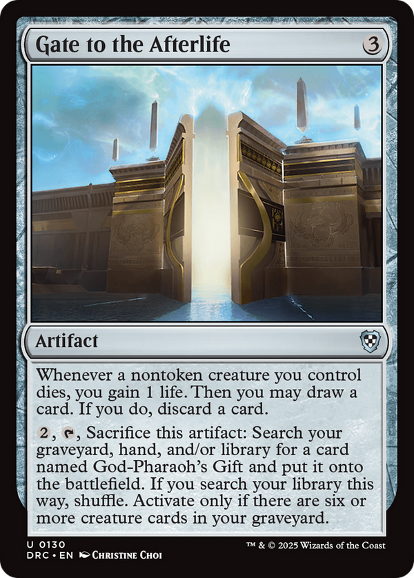Gate to the Afterlife (130) [Commander: Aetherdrift] - Deck Out Gaming