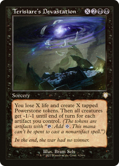 Terisiare's Devastation (Retro Frame) (9) [Commander: The Brothers' War] - Deck Out Gaming