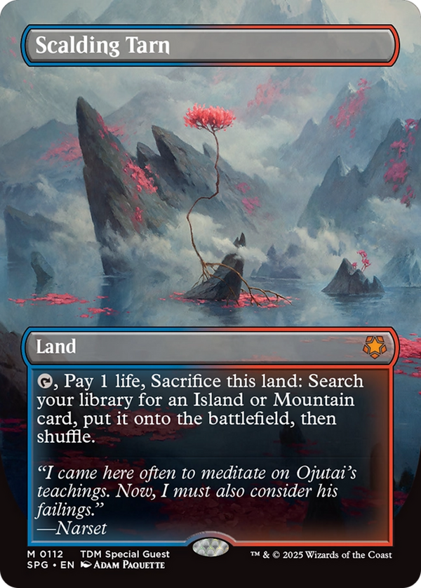 Scalding Tarn (Borderless) (112) [Special Guests] - Deck Out Gaming