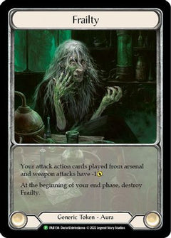 Frailty - FAB134 (FAB134) [Flesh and Blood: Promo Cards] Rainbow Foil - Deck Out Gaming