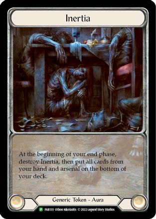 Inertia - FAB135 (FAB135) [Flesh and Blood: Promo Cards] Rainbow Foil - Deck Out Gaming