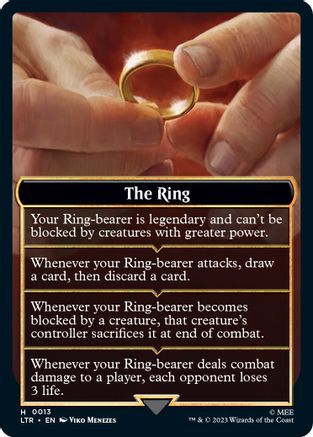 The Ring Helper Card (13) [Universes Beyond: The Lord of the Rings: Tales of Middle-earth] - Deck Out Gaming