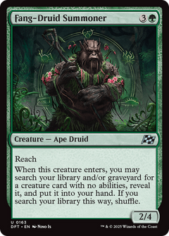 Fang-Druid Summoner (163) [Aetherdrift] foil - Deck Out Gaming