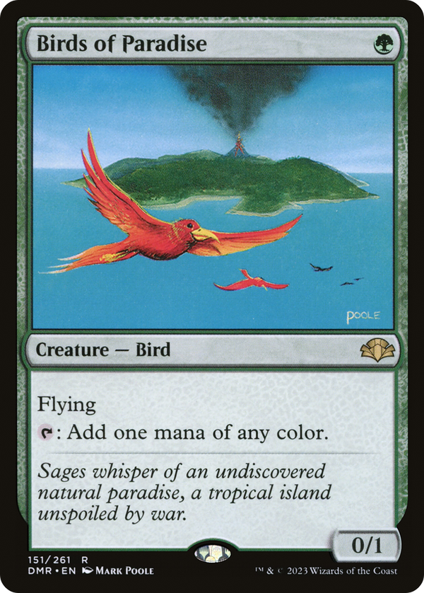 Birds of Paradise (151) [Dominaria Remastered] - Deck Out Gaming