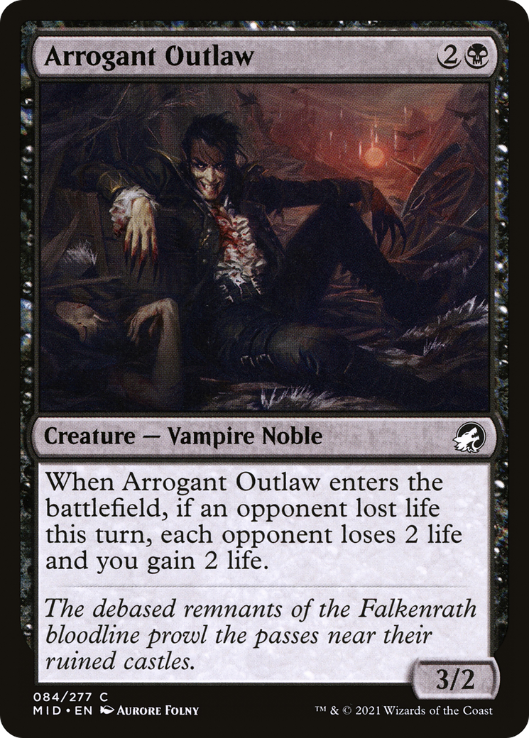 Arrogant Outlaw (84) [Innistrad: Midnight Hunt] - Deck Out Gaming