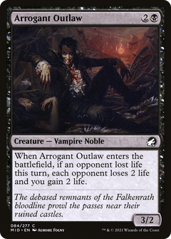 Arrogant Outlaw (84) [Innistrad: Midnight Hunt] foil - Deck Out Gaming